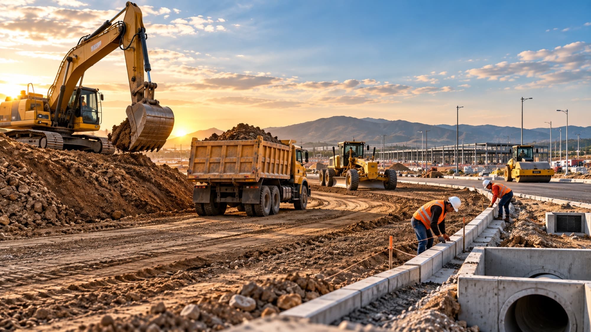 Obra civil, terracería y urbanización