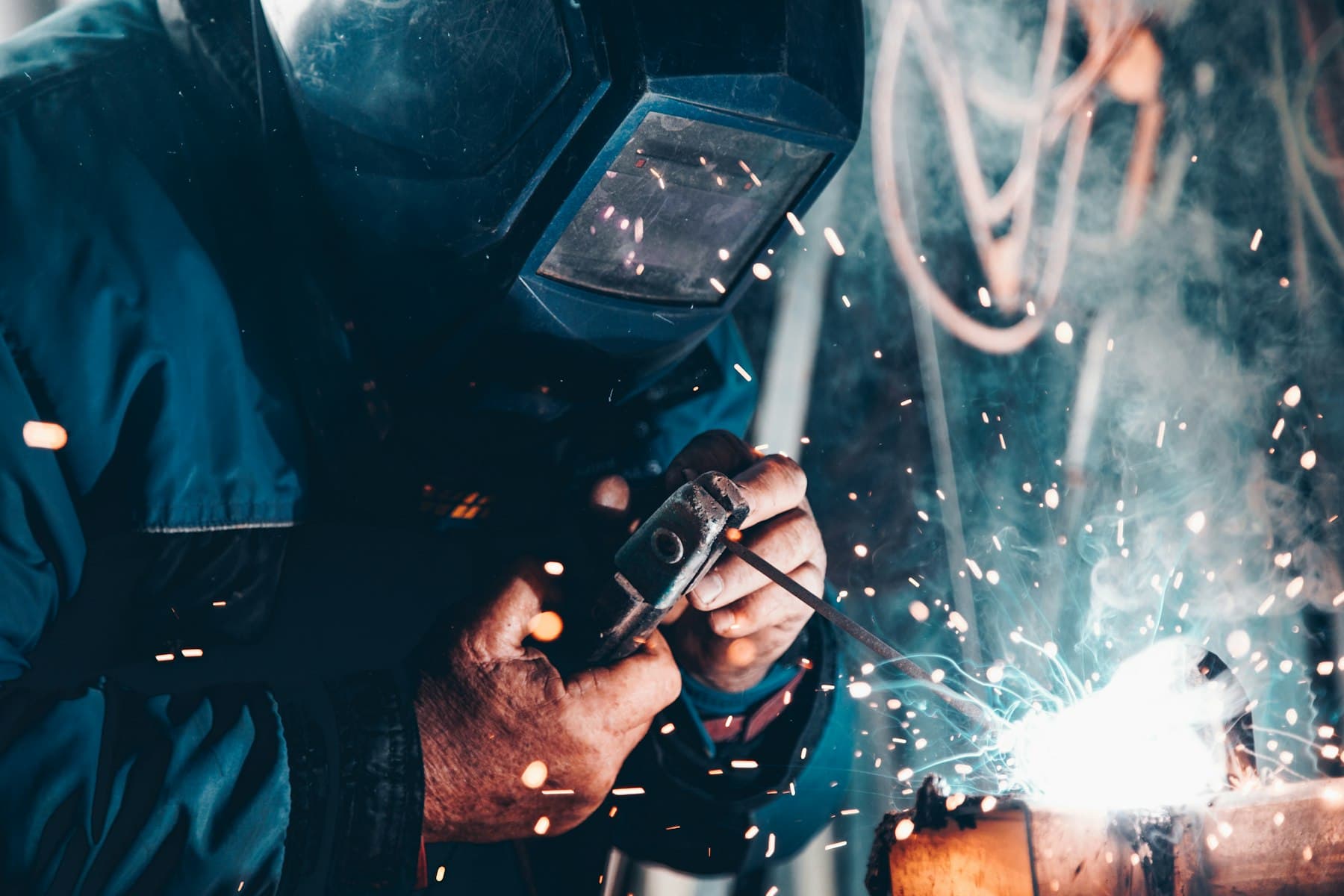 Trabajo en acero industrial